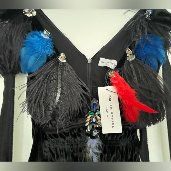 Sonia Rykiel Runway Black Evening Dress gown 34 - Picture 12 of 12